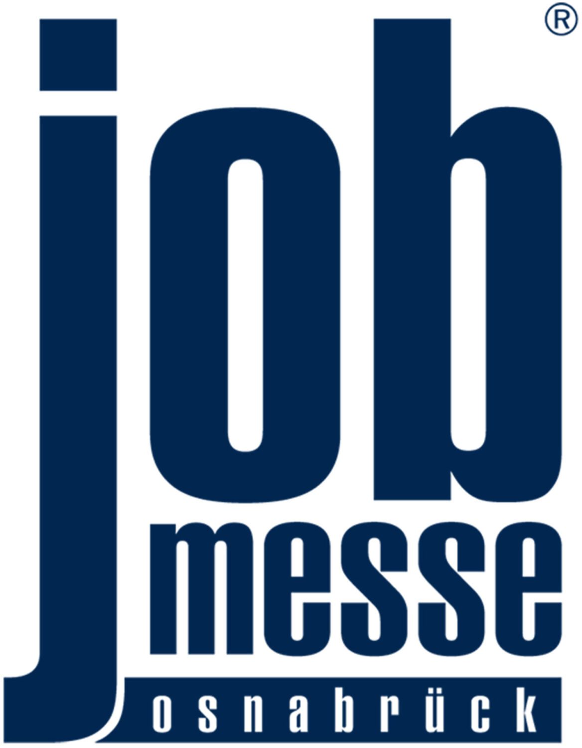 jobmesse osnabrück_web Logo der Jobmesse, bestehend aus den Wörtern Job, Messe. Darstellung für Karrieremesse und Rekrutierungsveranstaltung.