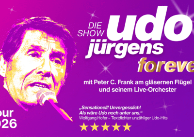 Programm 3 Udo Jürgens forever! Die Show – Mit Peter C. Frank & seinem Live-Orchester